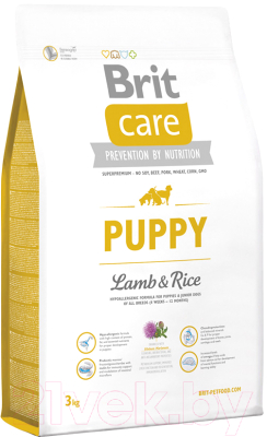 

Корм для собак Brit, Care Puppy All Breed Lamb & Rice / 132701