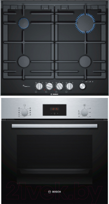 

Комплект встраиваемой техники Bosch, HBF114BS0R + PRP6A6N70R