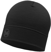 Шапка Buff Lightweight Merino Wool Hat Solid Black (113013.999.10.00) - 