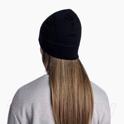 Шапка Buff Lightweight Merino Wool Hat Solid Black (113013.999.10.00)