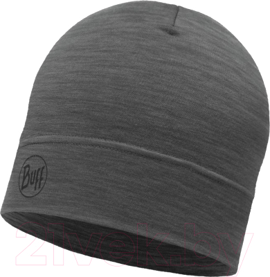 Шапка Buff Lightweight Merino Wool Hat Solid Grey (113013.937.10.00)