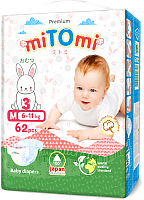

Подгузники детские MiTomi, Premium M от 6 до 11кг