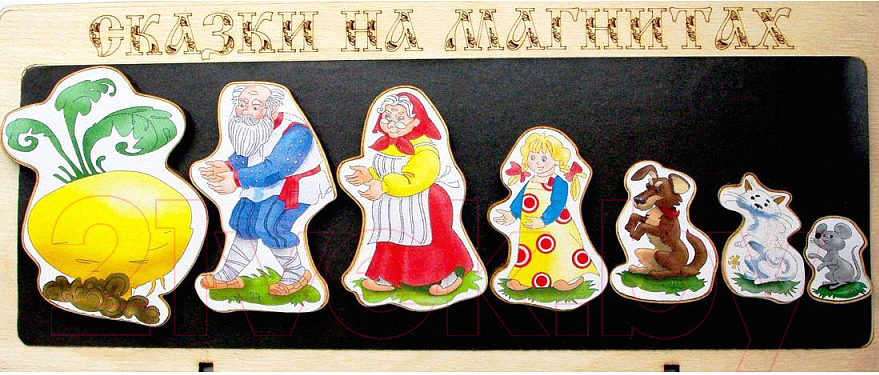 Кукольный театр Нескучные игры Сказки на магнитах. Репка / К-0543/1 — фото 2