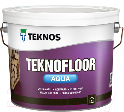 Краска Teknos Teknofloor Aqua Base 3 (2.7л, прозрачный)