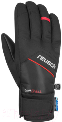 Перчатки лыжные Reusch Luke R-Tex XT 4801251 705 (р-р 9, Black/Fire Red Inch)