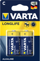 Комплект батареек Varta Longlife 2C LR14 (2шт) - 