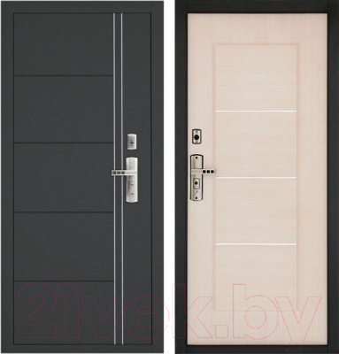 Входная дверь Форпост 128-S Белый (86x205, левая)