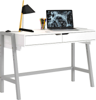 Письменный стол Polini Kids Mirum 1440 (белый/серый) - 