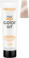 Крем-краска для волос Prosalon Professional Color art Permanent colour cream 1000/32 (100мл, специальный золотой блондин) - 