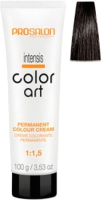 Крем-краска для волос Prosalon Professional Color art Permanent colour cream 2/0 (100мл, очень темный шатен) - 