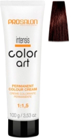 Крем-краска для волос Prosalon Professional Color art Permanent colour cream 3/30 (100мл, мокко) - 
