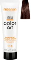 Крем-краска для волос Prosalon Professional Color art Permanent colour cream 3/G4 (100мл, темный кофейный) - 