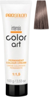 Крем-краска для волос Prosalon Professional Color art Permanent colour cream 7/1 (100мл, пепельный блондин) - 