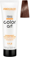 Крем-краска для волос Prosalon Professional Color art Permanent colour cream 7/30 (100мл, нуга) - 