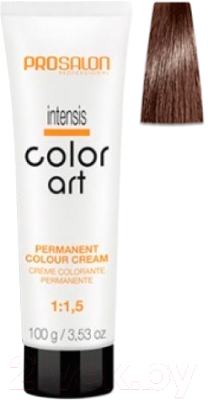 Крем-краска для волос Prosalon Professional Color art Permanent colour cream 7/30 (100мл, нуга)