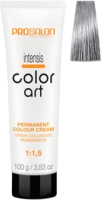 Крем-краска для волос Prosalon Professional Color art Permanent colour cream 9/11 (100мл, интенсивный пепельный светлый блондин) - 
