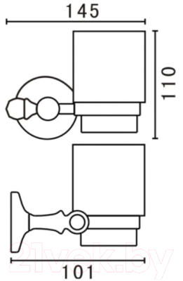 Держатель для стакана Art&Max Antic AM-2668AL