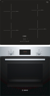 

Комплект встраиваемой техники Bosch, HBF134ER0R + PIE611BB1E