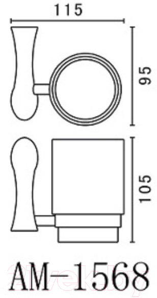 Держатель для стакана Art&Max Elegant AM-E-1568