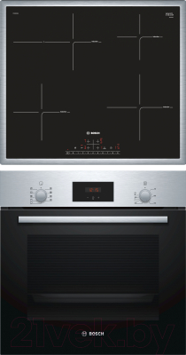 

Комплект встраиваемой техники Bosch, HBF134ER0R + PIF645FB1E