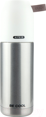Термос для напитков Kite Pearl K19-302-02 (350мл, серебристый)