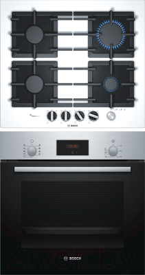 

Комплект встраиваемой техники Bosch, HBF134ER0R + PPP6A2M90R