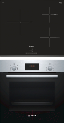 

Комплект встраиваемой техники Bosch, HBF134ER0R + PUC631BB1E