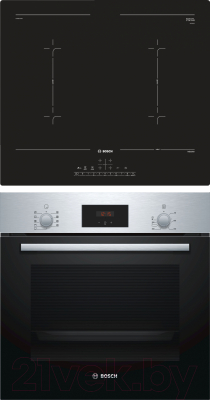 

Комплект встраиваемой техники Bosch, HBF134ER0R + PVQ611FC5E