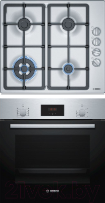 

Комплект встраиваемой техники Bosch, HBF134ES0R + PBH6C5B95R