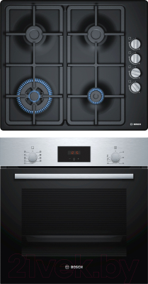 

Комплект встраиваемой техники Bosch, HBF134ES0R + PBH6C6B90R