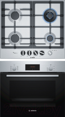

Комплект встраиваемой техники Bosch, HBF134ES0R + PCH6A5M90R