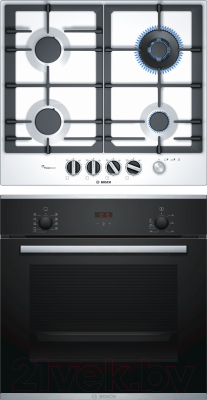 

Комплект встраиваемой техники Bosch, HBF234EB0R + PCH6A2M90R