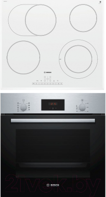 

Комплект встраиваемой техники Bosch, HBF134ES0R + PKN652FP1E