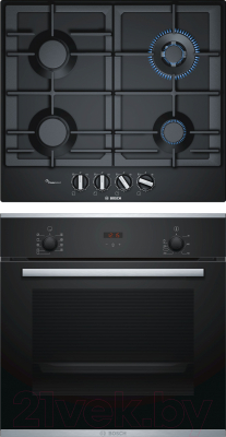 

Комплект встраиваемой техники Bosch, HBF234EB0R + PCH6A6B90R