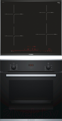 

Комплект встраиваемой техники Bosch, HBF234EB0R + PIE675DC1E