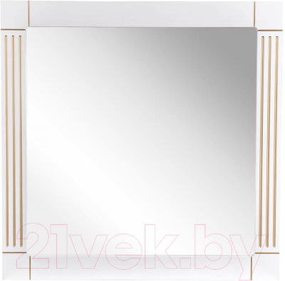 Зеркало Аква Родос Royal 100 / АР0002651 (белый/патина золото)