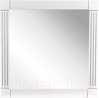 Зеркало Аква Родос Royal 100 / АР0002744 (белый/патина серебристый)