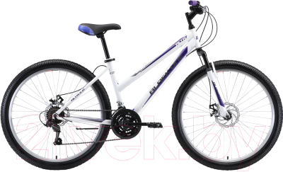 Велосипед Black One Alta 26 D 2020 (18, белый/фиолетовый/серый)
