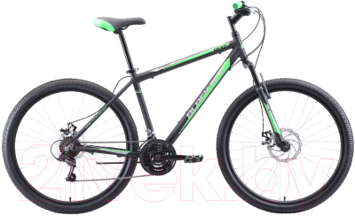 Велосипед Black One Onix 27.5 D Alloy 2020 (20, черный/зеленый/серый)