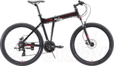Велосипед STARK Cobra 26.2 HD 2020 (18, черный/красный)