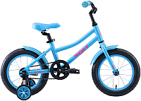 Детский велосипед STARK Foxy 14 Girl 2020 (бирюзовый/розовый) - 