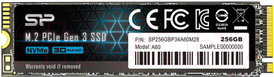 SSD диск Silicon Power P34A60 256GB (SP256GBP34A60M28)