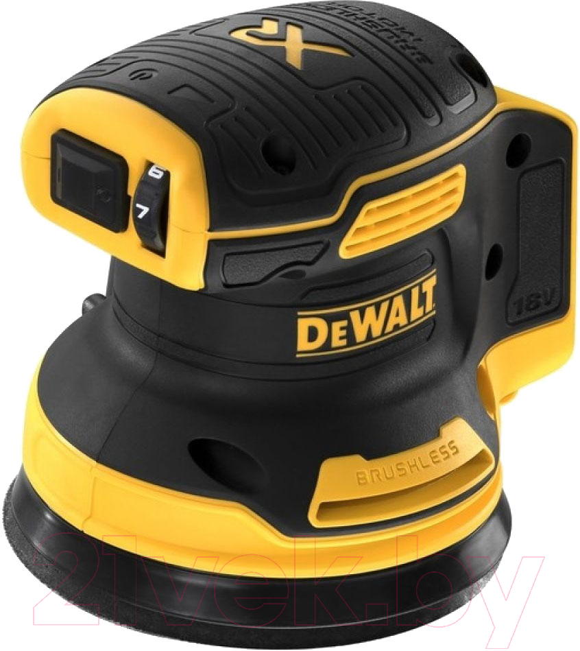 Профессиональная эксцентриковая шлифмашина DeWalt DCW210N-XJ