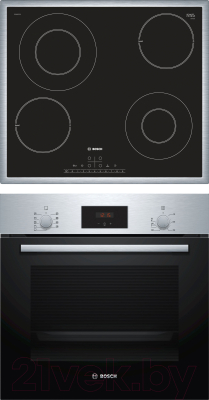 

Комплект встраиваемой техники Bosch, HBF134ES0R + PKG645FP1G