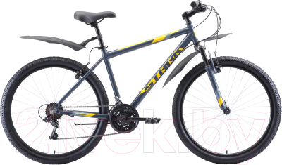 Велосипед STARK Outpost 26.1 V 2020 (16, серый/желтый)