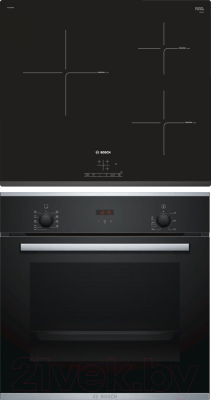 

Комплект встраиваемой техники Bosch, HBF234EB0R + PUC631BB1E