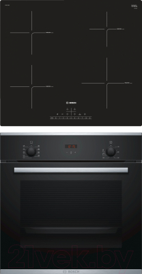 

Комплект встраиваемой техники Bosch, HBF234EB0R + PUE611FB1E