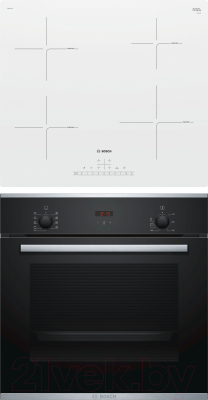 

Комплект встраиваемой техники Bosch, HBF234EB0R + PUE612FF1J