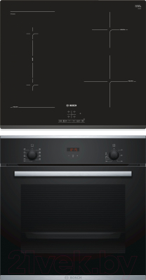 

Комплект встраиваемой техники Bosch, HBF234EB0R + PWP631BB1E