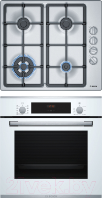

Комплект встраиваемой техники Bosch, HBF234EW0R + PBH6C5B90R